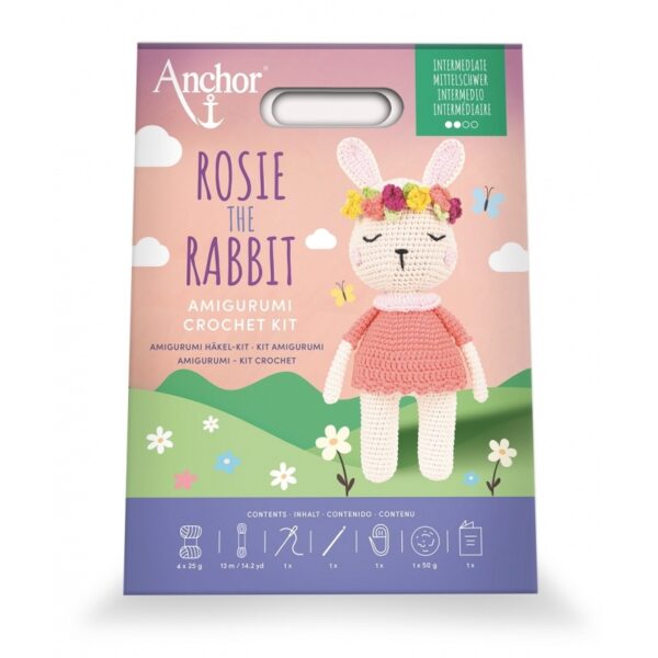 Kit Crochet Amigurumi - Rosie la Lapine