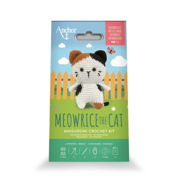 Kit Crochet Amigurumi - Meowrice le Chat