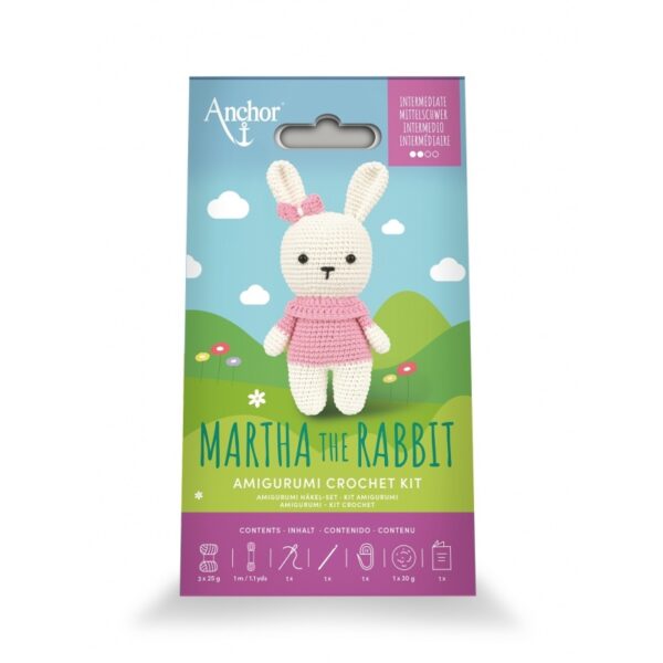 Kit Crochet Amigurumi - Martha la Lapine